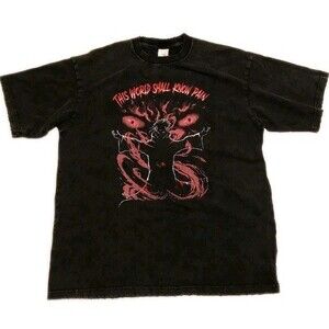 Aelfric Eden Naruto Tshirt This World Shall Know Pain Limited Men’s